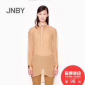 JNBY 江南布衣 5C91091 女士桑蚕丝长袖衬衫