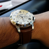 化石（Fossil） GRANT系列 FS4735 男款时尚腕表 古典罗马文字