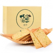 限地区：香楠 虾味海苔饼干 薄饼饼干糕点 416g*1盒
