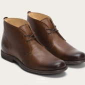 Frye 弗莱 男士真皮复古踝靴 2.5折$74.5 到手￥640