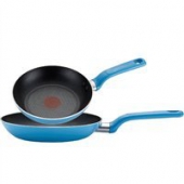 prime会员专享：T-fal 特福 8英寸+10.25英寸 带火红点不粘煎锅2件套  103元（满200税费24元）
