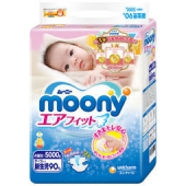 moony 尤妮佳 新生儿纸尿裤 NB90片