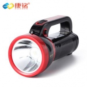康铭 LED探照灯 家用充电手提应急灯 500m强光远射
