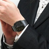 雷达（RADO） R5.5 男士石英腕表 表盘简洁