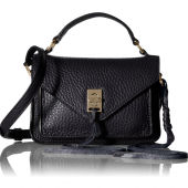 瑞贝卡·明可弗（Rebecca Minkoff） Mini Darren 女士斜挎包 鹅卵石牛皮面料+流苏装饰