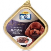 U－BRIGHT 优朗 牛肉鲜蔬 精选罐头 犬用100g*14