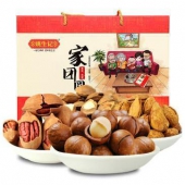 限地区：姚生记 坚果礼盒 干果零食礼包 家团圆 1215g