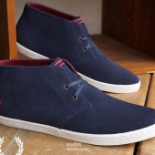 Fred Perry 男士绒皮中帮休闲鞋 $44.99 到手￥410