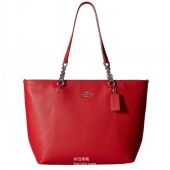 Coach 蔻驰 女士真皮单肩托特包 3.3折$99.99 到手￥790