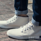 Timberland 添柏岚 男士高帮帆布板鞋