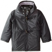 成人可穿！Nautica Toggle Closure 男大童连帽棉衣外套
