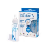 Dr.Brown'S 布朗博士 婴儿标准口奶瓶 280-P3 250ml*3只+新生儿宽口奶瓶 555 120ml