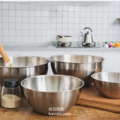 网易严选 不锈钢搅拌盆4件套 秒杀价￥99包邮