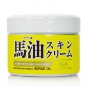 日本 马油（LOSHI）北海道马油 补水滋润面霜 220g/瓶（新版）