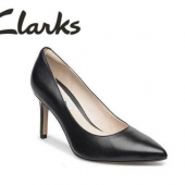 Clarks 其乐 女士真皮高跟单鞋  Prime会员免费直邮到手￥349.68 国内￥1399