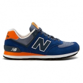 新百伦（newbalance） WL574 女士经典复古慢跑鞋 复古蓝