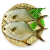 海天下 冷冻金鲳鱼 600g 2条*4件