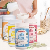 Healtheries 贺寿利 香浓奶片 香草味50片*4瓶 ￥107.42含税包邮