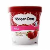 限华东： Häagen·Dazs 哈根达斯 品脱草莓冰淇淋 430g
