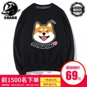 神烦狗加绒圆领搞怪狗头衣服外套卫衣