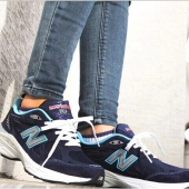 New Balance 新百伦 女款990V3第三代总统慢跑鞋 多色 $59.99 到手￥510