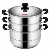 炊大皇（COOKER KING）  WG16324 三层多功能蒸锅 (26cm)