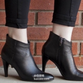 限37码，ECCO 爱步 型塑75 细高跟女士短靴 新低$98.29 到手￥775 国内￥2199