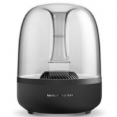 哈曼卡顿（Harman Kardon）Aura Studio 音乐琉璃 360度立体声 蓝牙音箱 音响 低音炮 电脑 电视小音箱 黑色