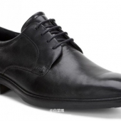 ECCO 爱步 伊利诺系列 男士真皮正装鞋 $129.99 到手￥995