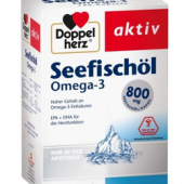 DOPPELHERZ 双心 深海鱼油胶囊 800mg 120粒