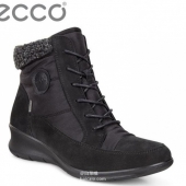 ECCO 爱步 芭贝特 女士GTX防水真皮坡跟短靴 4.1折$72.99 到手￥630