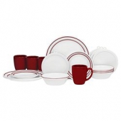 中亚Prime会员： Corelle 康宁餐具 Livingware Dinnerware 20-Piece Set 20件套  ￥271含税直邮
