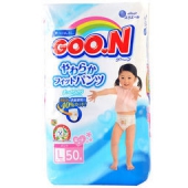 大王GOO.N维E系列纸尿裤女L50（9-14kg）