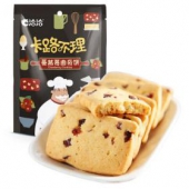 限浙江：洽洽 曲奇饼干蔓越莓味 糕点点心休闲零食 香酥薄脆饼干100g/袋