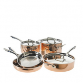 Cuisinart Tri-Ply Copper 三层锅具8件套