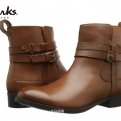 Clarks 其乐 女士真皮防泼水短靴 两色 3.5折$56 到手￥515