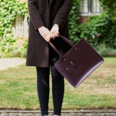 The Cambridge Satchel  女士真皮托特包