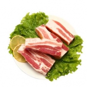 限地区：丹麦皇冠 进口猪带骨五花肉条 500g/袋