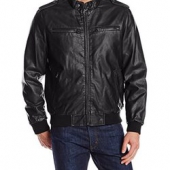 Levi's 李维斯 Bomber 男士仿皮机车夹克
