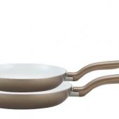 T-fal 特福 土豪金陶瓷不粘锅煎锅套装（20cm+25cm） Prime会员凑单免费直邮到手￥170