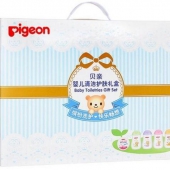 镇店之宝，PIGEON 贝亲 婴儿清洁护肤礼盒(五件套) +棉棒120支 ￥89包邮（￥99-10）