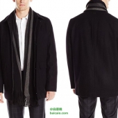 Calvin Klein 带围巾羊毛大衣 新低$42.96起 到手￥425