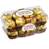 情人节好礼！FERRERO ROCHER 费列罗 T16 榛果威化巧克力礼盒 16粒折27.86元含税（49.9元，199-100）