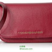 Tommy Hilfiger 汤米·希尔费格 女士真皮斜挎包 多色 $37.61 到手￥330