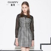 IHAPPY  海贝 圆领长袖连衣裙  59元