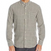 S码！Lucky Brand 幸运牌 Smart Military 男士格子衬衫