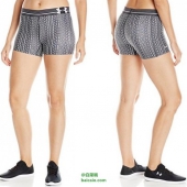 限S码，Under Armour HeatGear 女士印花紧身短裤 $7.39 到手￥60