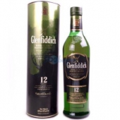 【京东超市】格兰菲迪（Glenfiddich）12年苏格兰达夫镇单一麦芽威士忌700ml