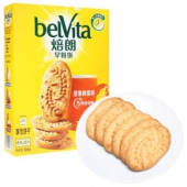 焙朗 坚果蜂蜜味早餐饼干 300g