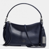 COACH 蔻驰 女士真皮流苏单肩斜挎包 2色 新低$180 到手￥1340